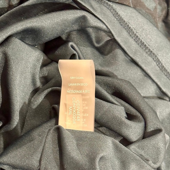 Calvin Klein Blue Long Sleeve Gown with V-Neck - Picture 8 of 9